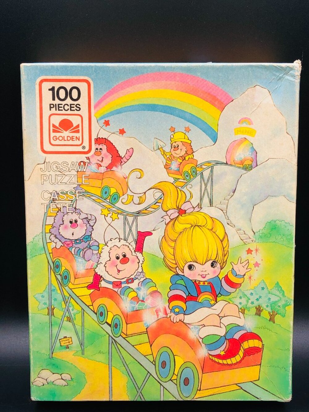 Vintage 1983 RAINBOW BRITE Gem Mines Jigsaw Puzzle: 100 pcs GenX Toy Nostalgia